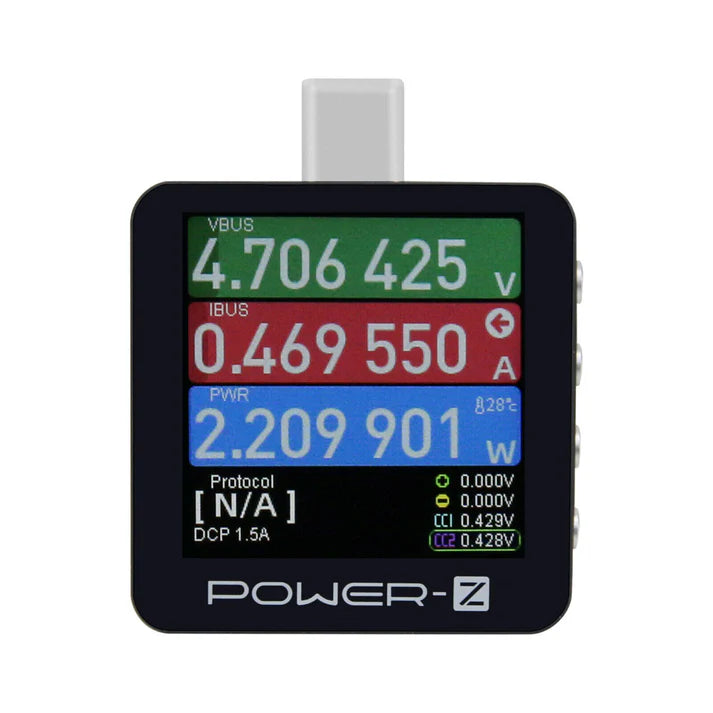 Tester USB-C, multimetre de puissance compatible USB A et C, mesure