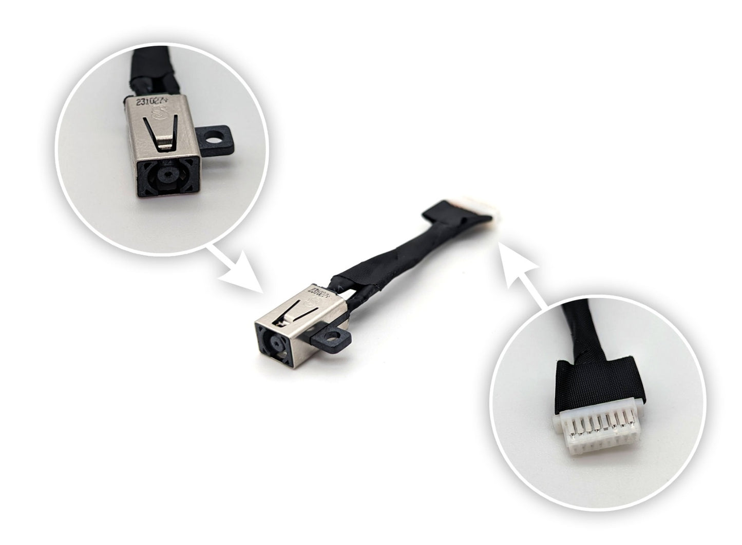 Dell Latitude 3410 DC Jack Cable Charging Port Power Socket