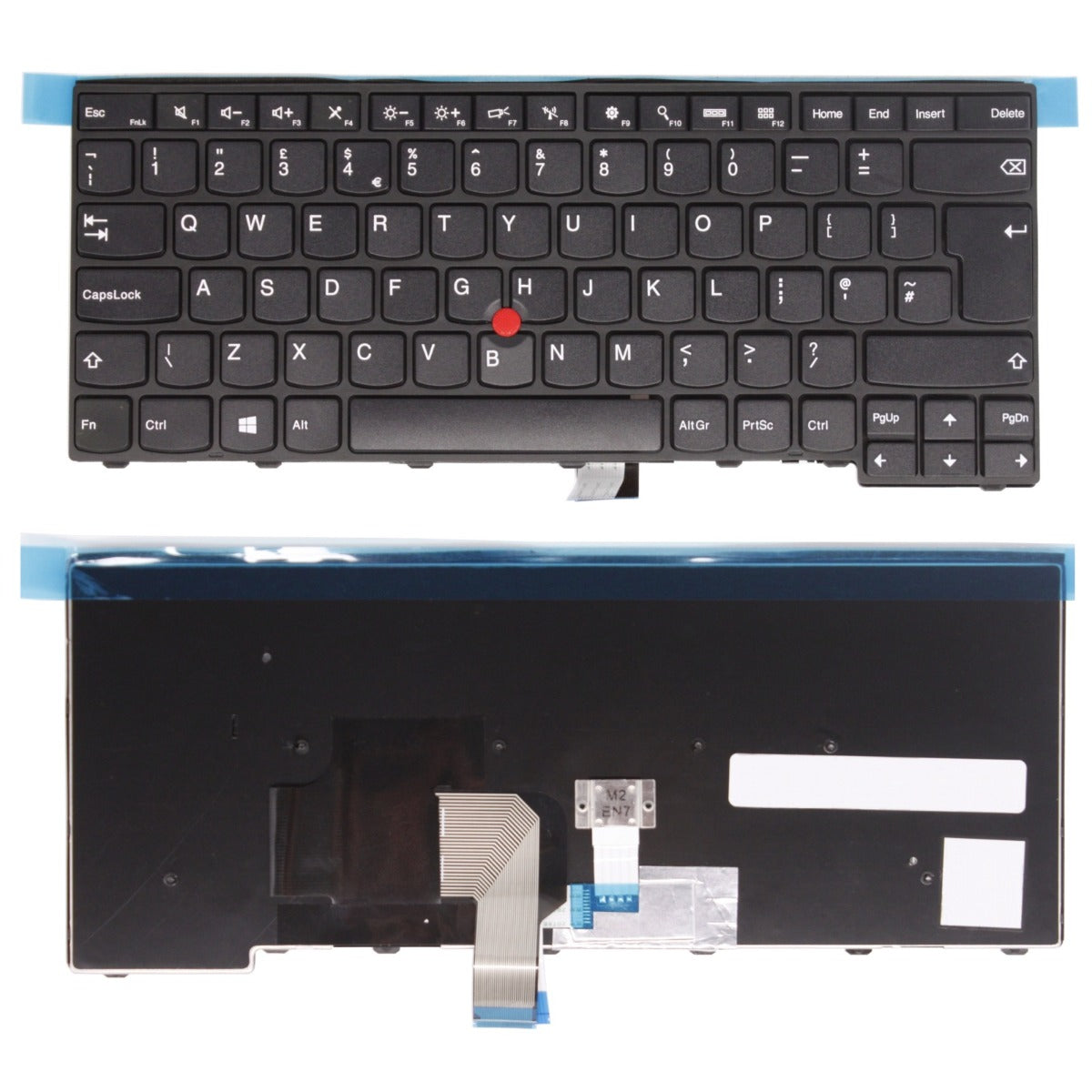 New Replacement For Lenovo Thinkpad T440 T440S T431S T440P T450 T450S T460 Black UK layout Backlit keyboard Compatible With LENOVO 04Y0824
