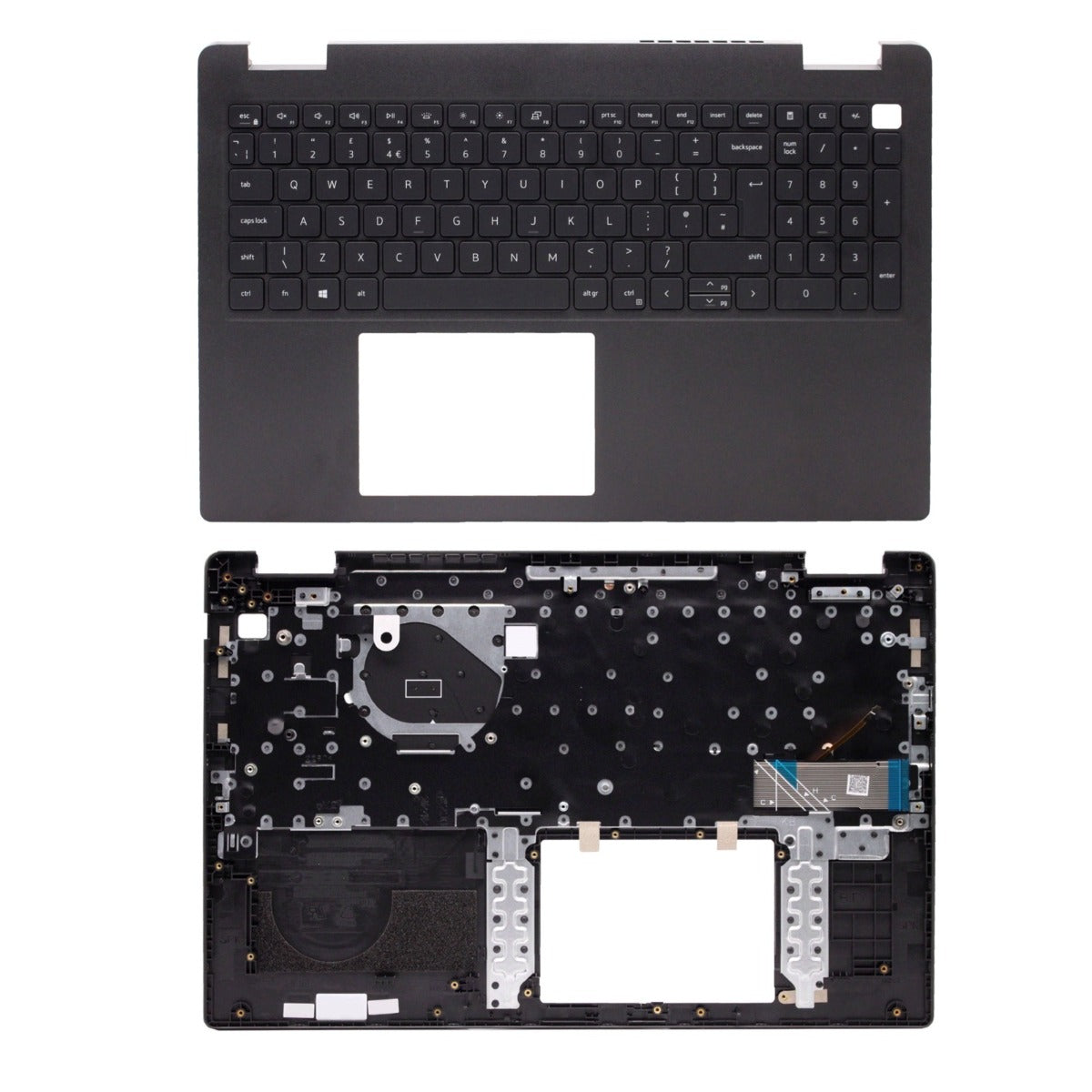 Genuine Dell Latitude 3520 Palmrest US Layout Backlit Keyboard 0DJP76 / 07DXTR