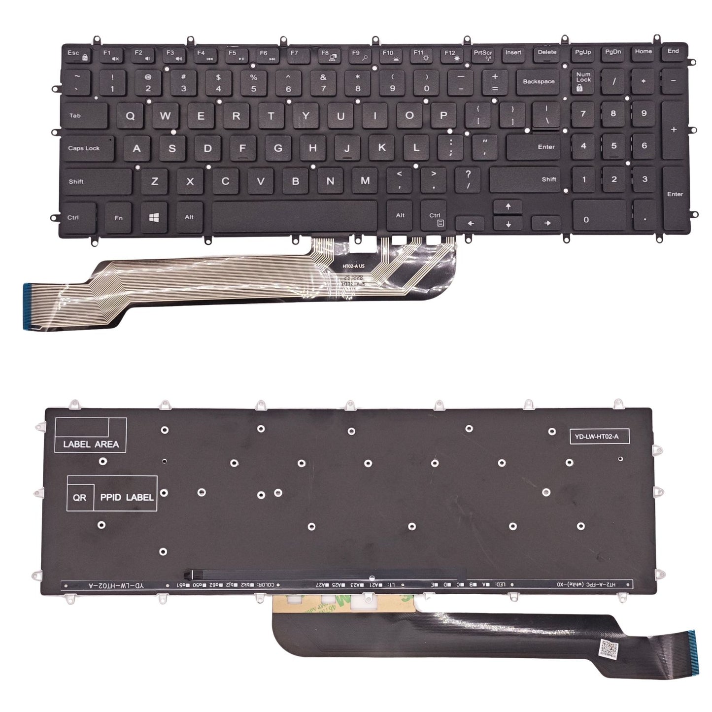 New Genuine Dell G3-3579 3590 3779 US Backlit Laptop Keyboard 09J9KG