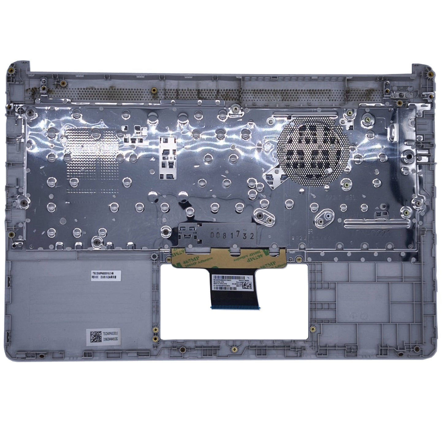 Replacement For HP 14S-DQ 14S-FQ SERIES P/N L88200-031 Laptop Palmrest US Layout Keyboard Silver