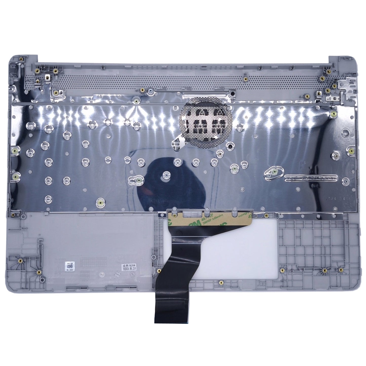 New Compatible For HP 15S-EQ SERIES Laptop Keyboard Palmrest US Layout Non-Backlit Silver P/N L63578-031