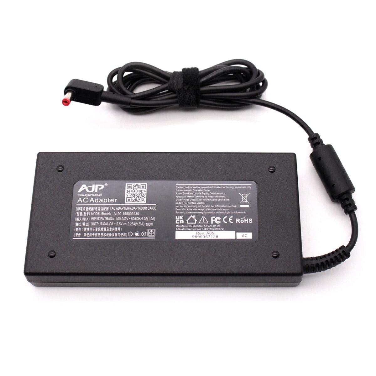 AJP Adapter For ADP-180TB FBM 180W 19.5V 9.23A 5.5MM X 1.7MM Gaming Laptop Adapter Power Supply