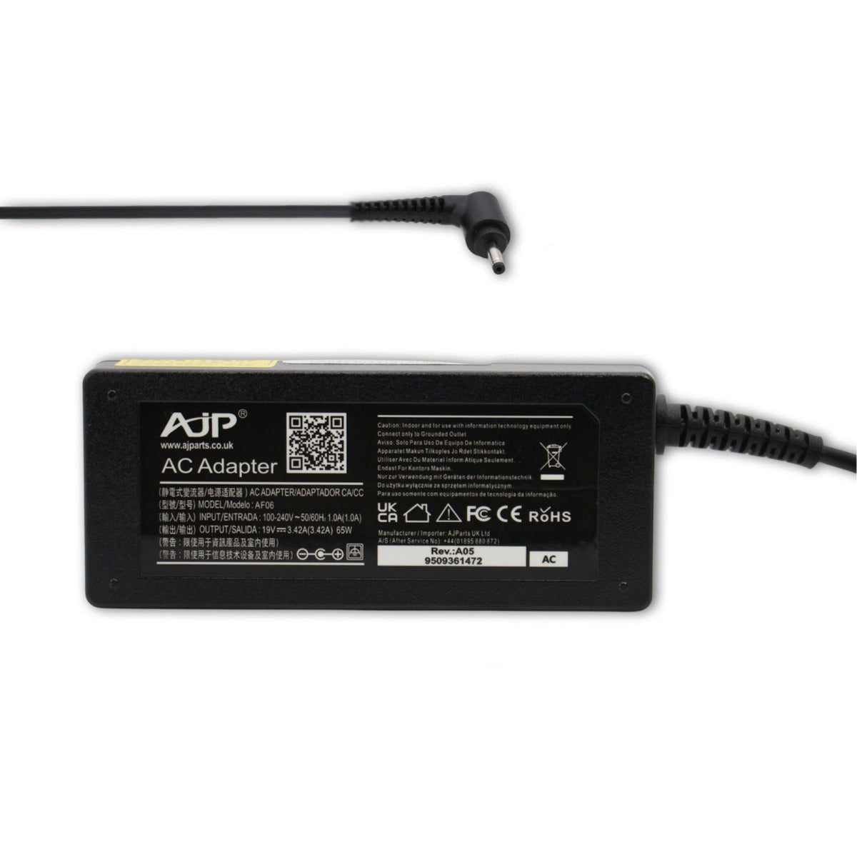 Acer Aspire 15 A15-41M-R7TY 65W 3.0MM X 1.0MM AJP AC Replacement Laptop Adapter