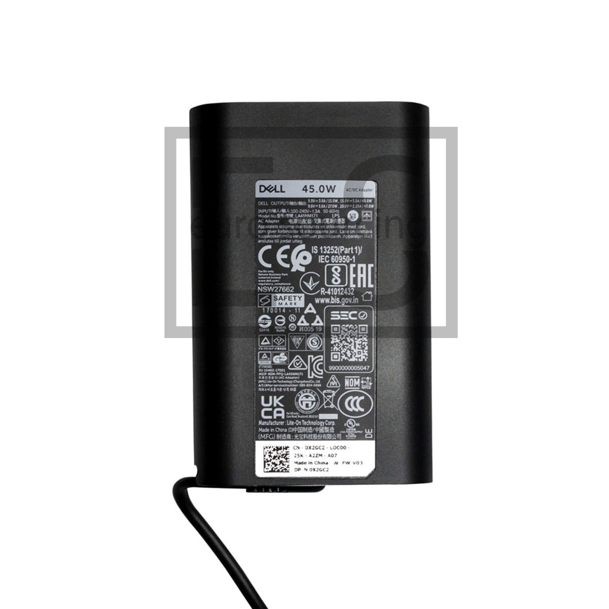 Dell DA45NM210 45W USB-C Original Dell Adapter