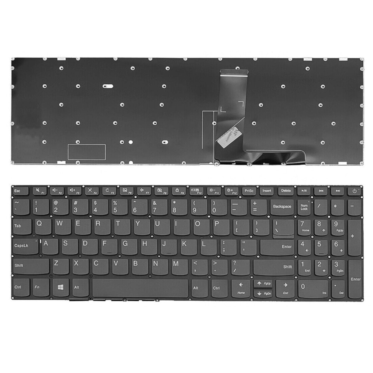 New Replacement For Lenovo IdeaPad 320-15 320-15IAP 320-15ABR 320-15AST 320-15ISK US keyboard NON-BACKLIT Compatible With LENOVO IDEAPAD 320-15IAP ( TYPE 80XR 81A3 )