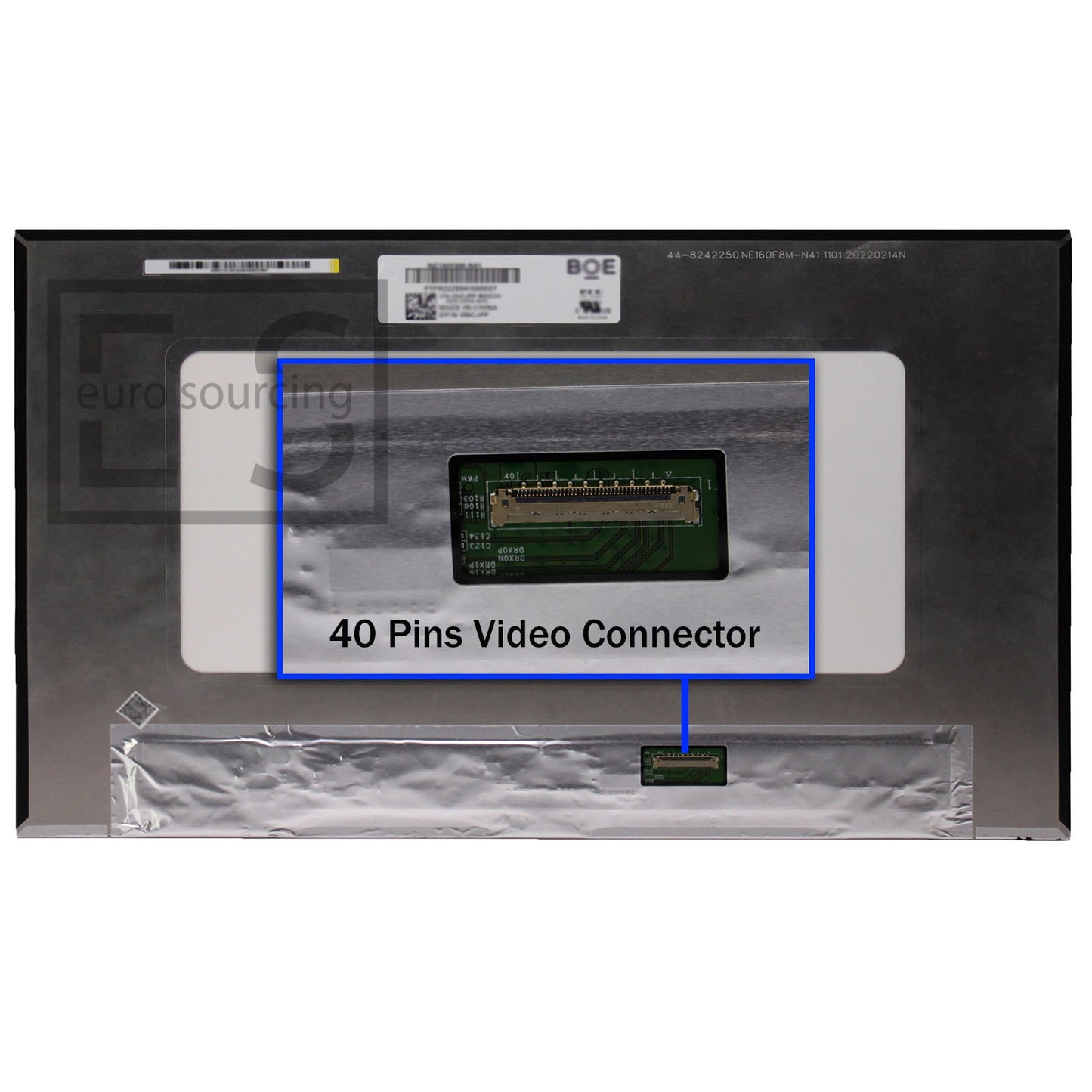 NE160F8M-N41 16.0" Matte LED LCD Laptop Replacement Screen