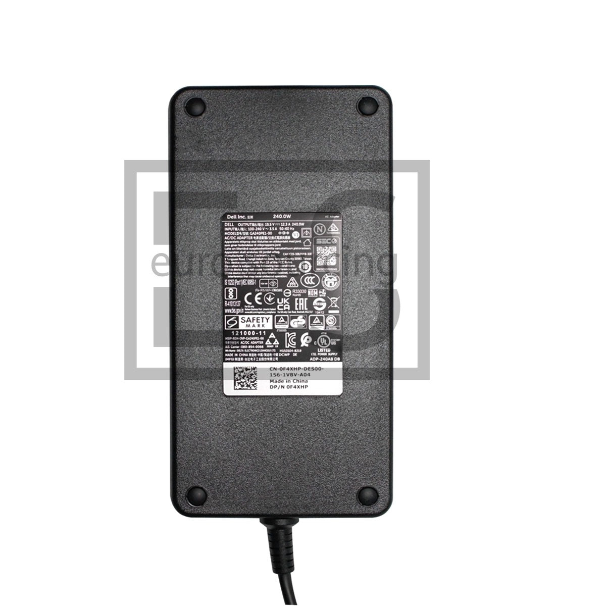 Genuine Dell PA9E 19.5V 12.3A 240W 7.4 MM x 5 MM AC Adapter Compatible With DELL P18G