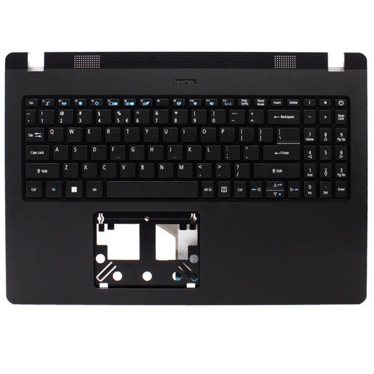 Acer Travelmate P215-52 P215-52G Palmrest Cover US Layout Keyboard 6B.VLUN7.030 Black Non-Backlit