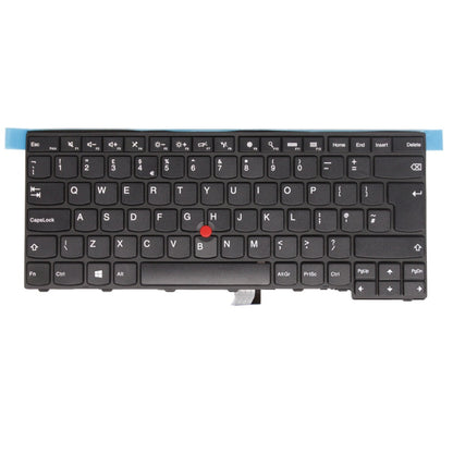 New Replacement For Lenovo Thinkpad T440 T440S T431S T440P T450 T450S T460 Black US layout Backlit keyboard Compatible With LENOVO SN20L01749
