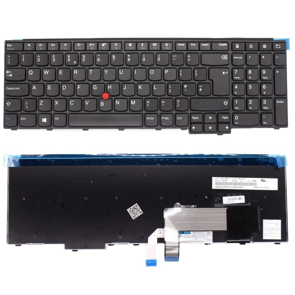 New Replacement For Lenovo ThinkPad E531 E540 W540 W541 W550 E545 T540 T550 04Y2660 F217 UK layout Backlit keyboard Compatible With LENOVO 01AX610