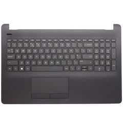 New Replacement For HP 15-BS 15-BR 15-BW 250 255 G6 Black UK Black Keyboard Palmrest With Touchpad
