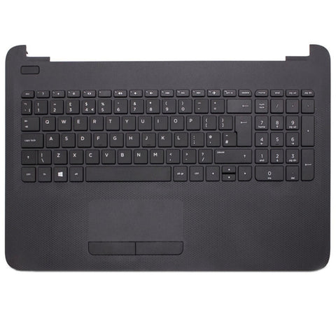 New Replacement For HP 15-AC 15-AF 15-AY 250 G4 255 G4 256 G4 Black Palmrest Top Case UK Backlit Keyboard With Touchpad 813976-031 Compatible With HP 250 G4