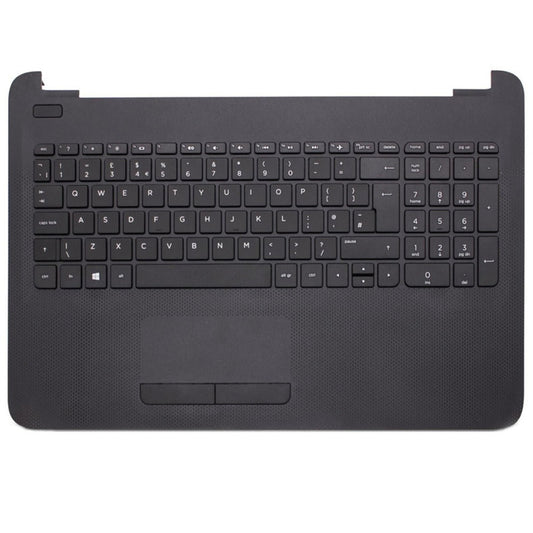 New Replacement For HP 15-AC 15-AF 15-AY 250 G4 255 G4 256 G4 Black Palmrest Top Case UK Backlit Keyboard With Touchpad 813976-031 Compatible With HP 255 G4