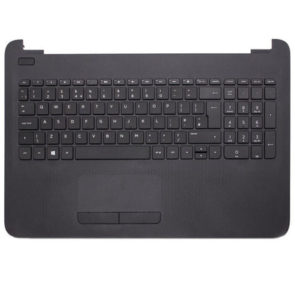 Nowa zamiennik dla HP 15-AC 15-AF 15-AY 250 G4 255 G4 256 G4 Czarna górna obudowa pod nadgarstki UK z podświetlaną klawiaturą i touchpadem 813976-031 Kompatybilna z HP PAVILION 15-AY