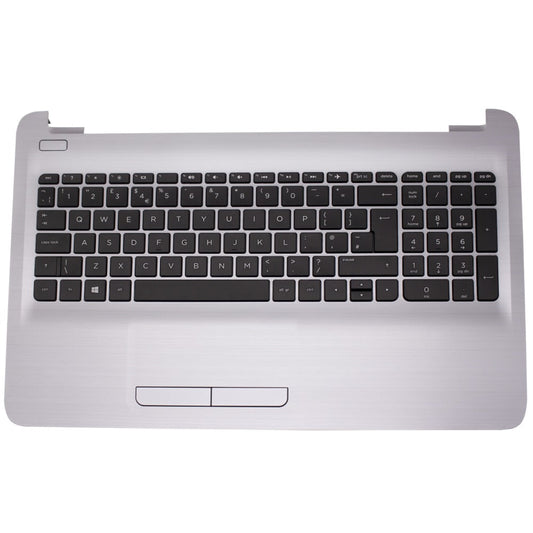 Replacement For HP 15-AC 15-AF 15-AY 250 G4 255 G4 256 G4 Silver Palmrest Top Case UK Non-Backlit Keyboard With Touchpad 813976-031 Compatible With HP PAVILION 15-AY