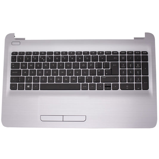Replacement For HP 15-AC 15-AF 15-AY 250 G4 255 G4 256 G4 Silver Palmrest Top Case UK Non-Backlit Keyboard With Touchpad 813976-031
