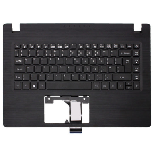 Acer Aspire A114-32 A314-21 A314-32 Palmrest Cover Keyboard UK 6B.GVYN7.029 Black Non-Backlit