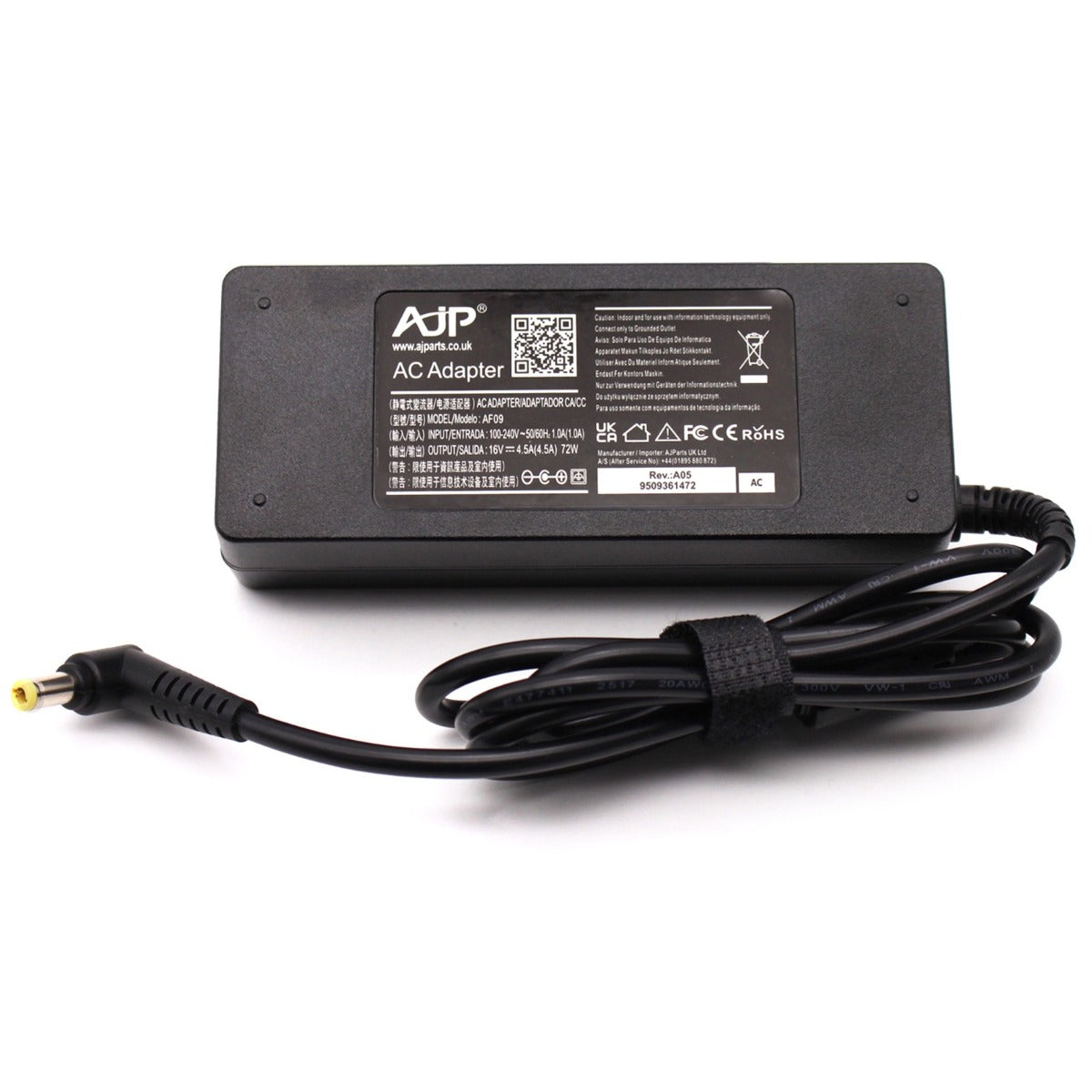 New AJP Adapter For IBM Panasonic 16V 4.5A IBMC45 72W AC Adapter 5.5MM x 2.5MM