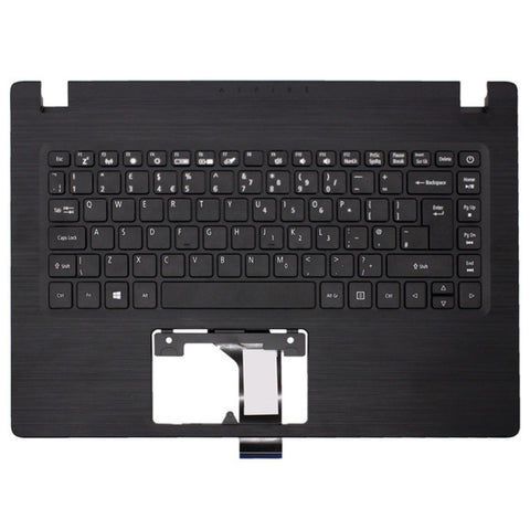 Acer Aspire A114-32 A314-21 A314-32 Palmrest Cover Keyboard UK 6B.GVYN7.029 Black Non-Backlit