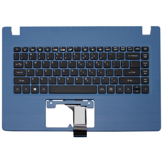 Acer Aspire A114-32 A314-32 Palmrest Cover US Non-Backlit Layout Keyboard 6B.GW6N7.028 Blue