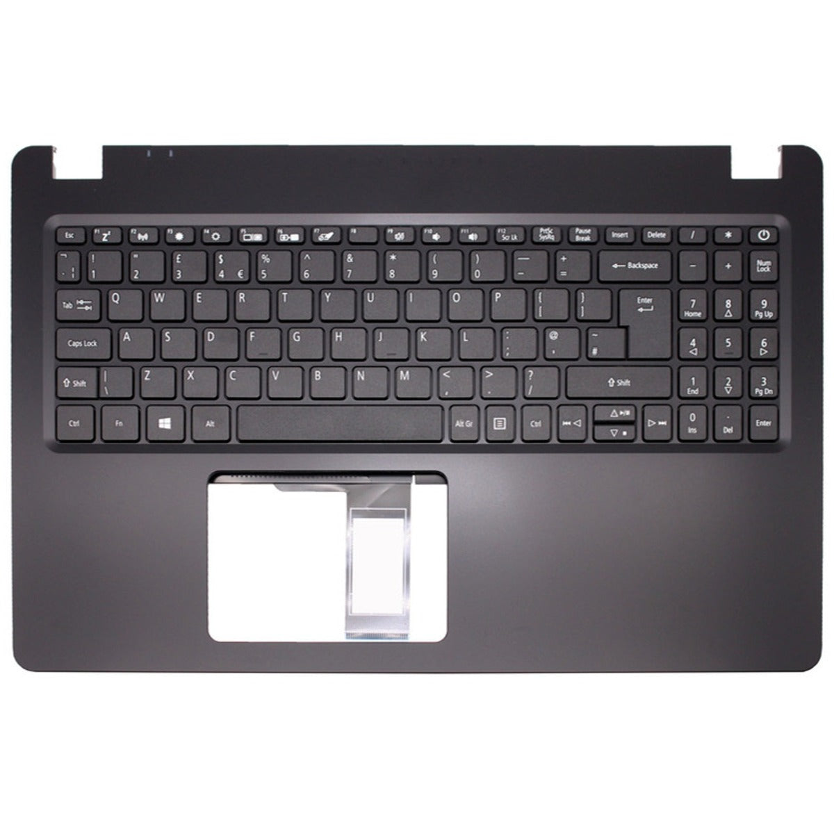 Acer Aspire A315-42 A315-54 A315-54K Palmrest Cover Keyboard UK 6B.HF8N2.013 Black Non-backlit
