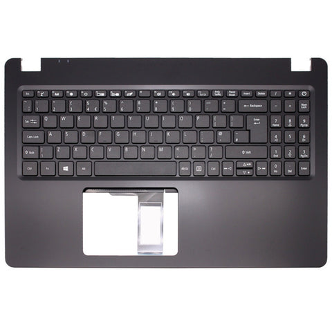 Acer Aspire A315-42 A315-54 A315-54K Palmrest Cover Keyboard UK 6B.HF8N2.013 Black Non-backlit