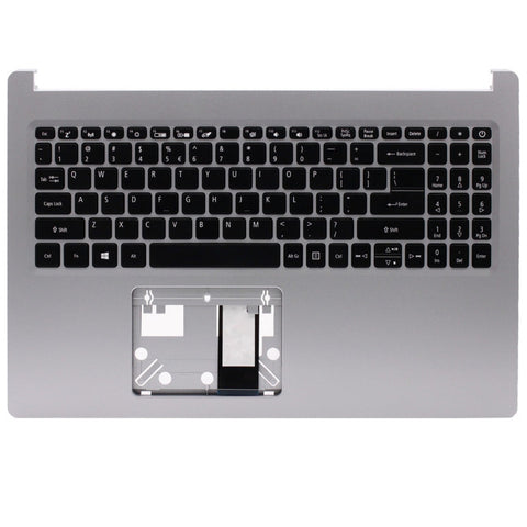 Acer Aspire A515-54 A515-54G S50-51 Palmrest Cover US Layout Non-Backlit Keyboard Silver 6B.HDEN7.060