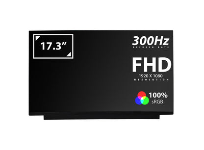 B173HAN05.5 HW2A 17.3" LED LCD Screen FHD IPS 1920 x 1080 AG 40 PINS 300HZ Matte Display Panel