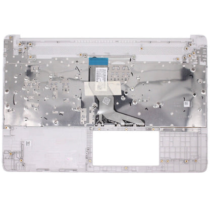 HP 15S-EQ2212AU UK Layout Non-Backlit Palmrest Silver Wihtout Fingerprint Replacement Keyboard