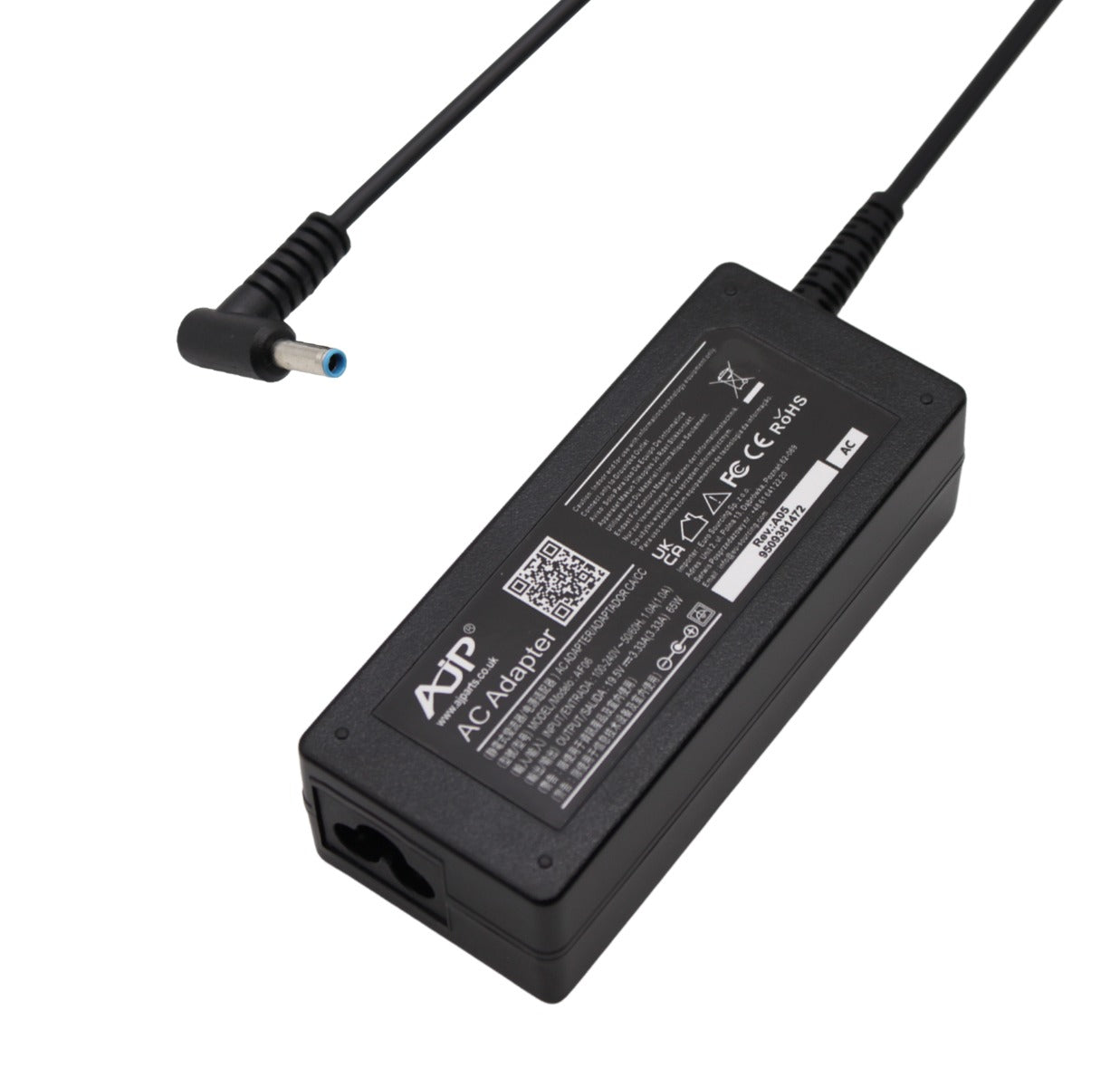 HP Envy X360 15-CN0003NX 65W 4.5MM x 3.0MM AJP Brand Blue Pin Replacement Laptop Adapter