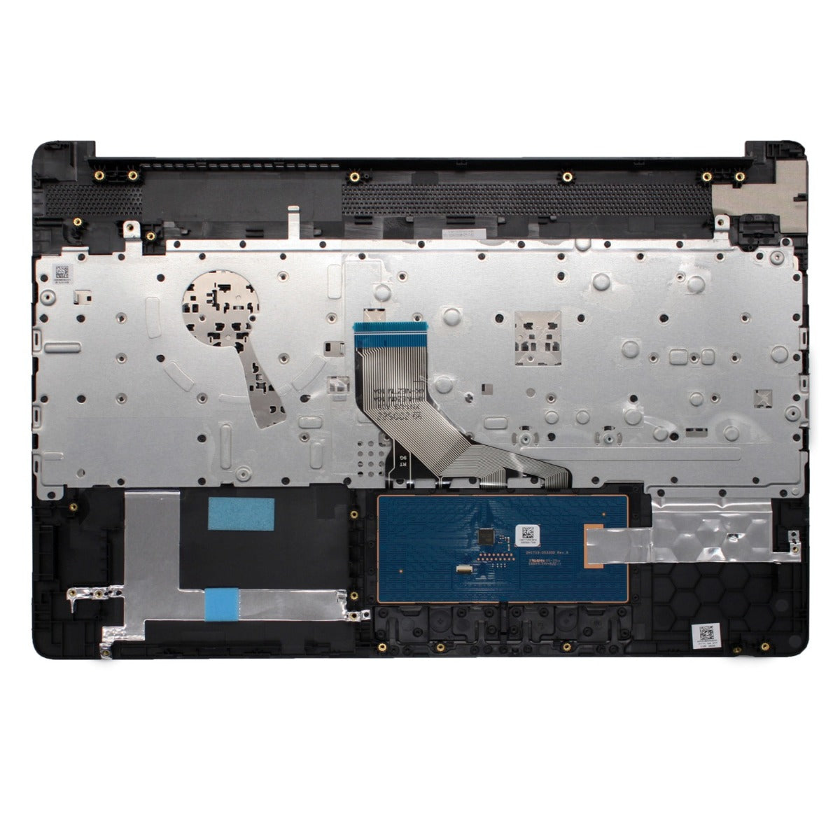 For HP 15-DW Series Black Palmrest Top Case UK Replacement Keyboard With TrackPad