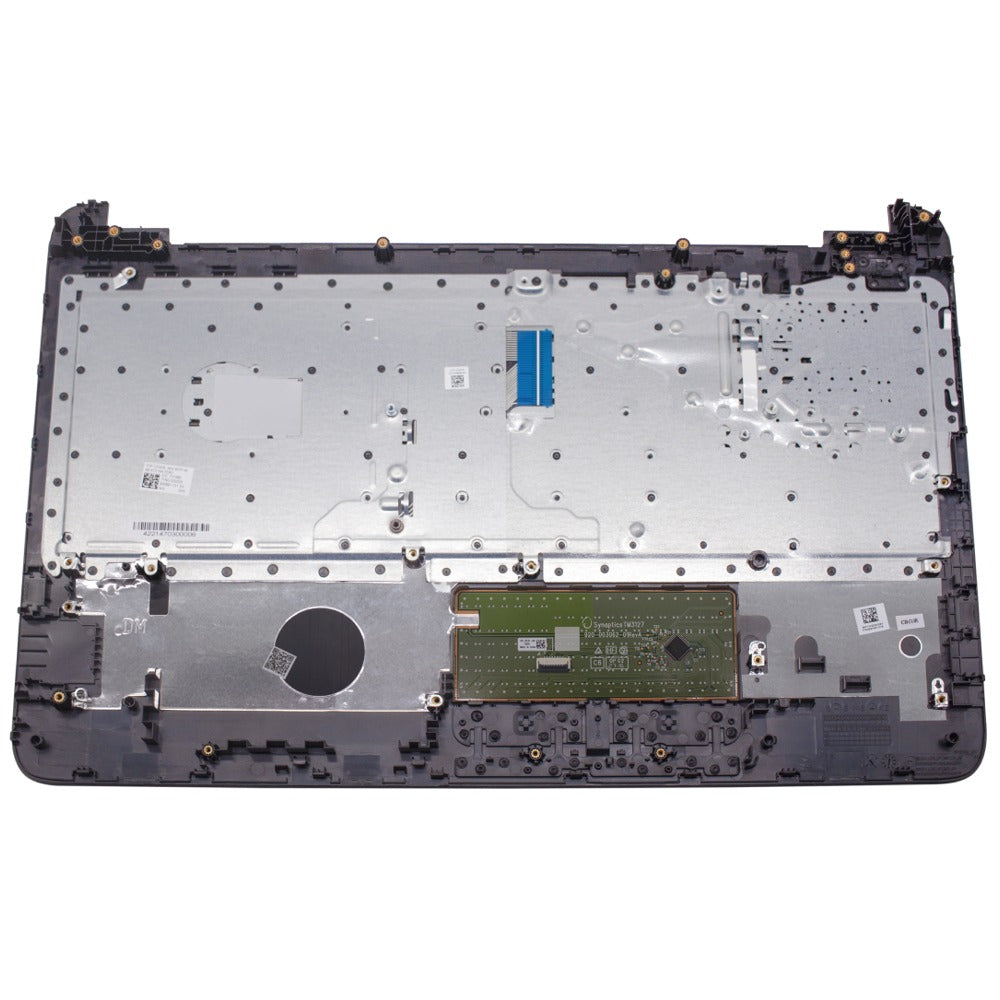 Replacement For HP 15-AC 15-AF 15-AY 250 G4 255 G4 256 G4 Silver Palmrest Top Case UK Non-Backlit Keyboard With Touchpad 813976-031 Compatible With HP 15-AC127NA