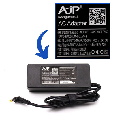 Lenovo 02K6557 72W AC AJP Replacement Laptop Adapter