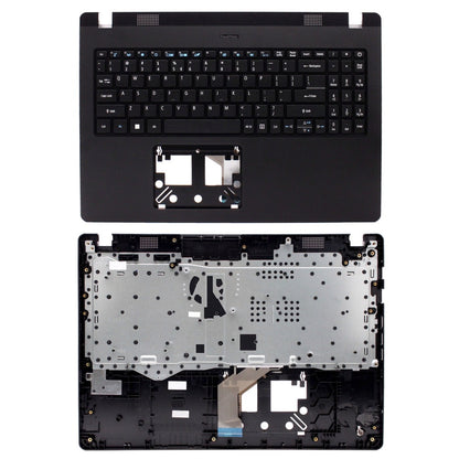 Acer Travelmate P215-52 P215-52G Palmrest Cover US Layout Keyboard 6B.VLUN7.030 Black Non-Backlit
