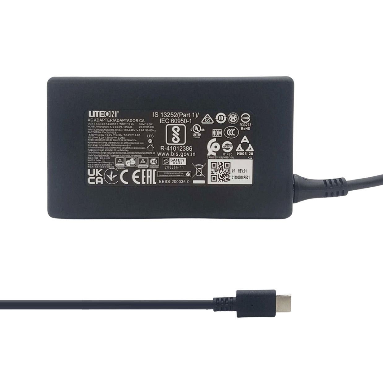 HP Omnibook 5 16-BA1004NA 65w TYPE C Power Charger Laptop Replacement Adapter