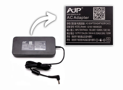 Genuine AJP Adapters For 120W for Asus 0A001-00063000 5.5MM x 2.5MM