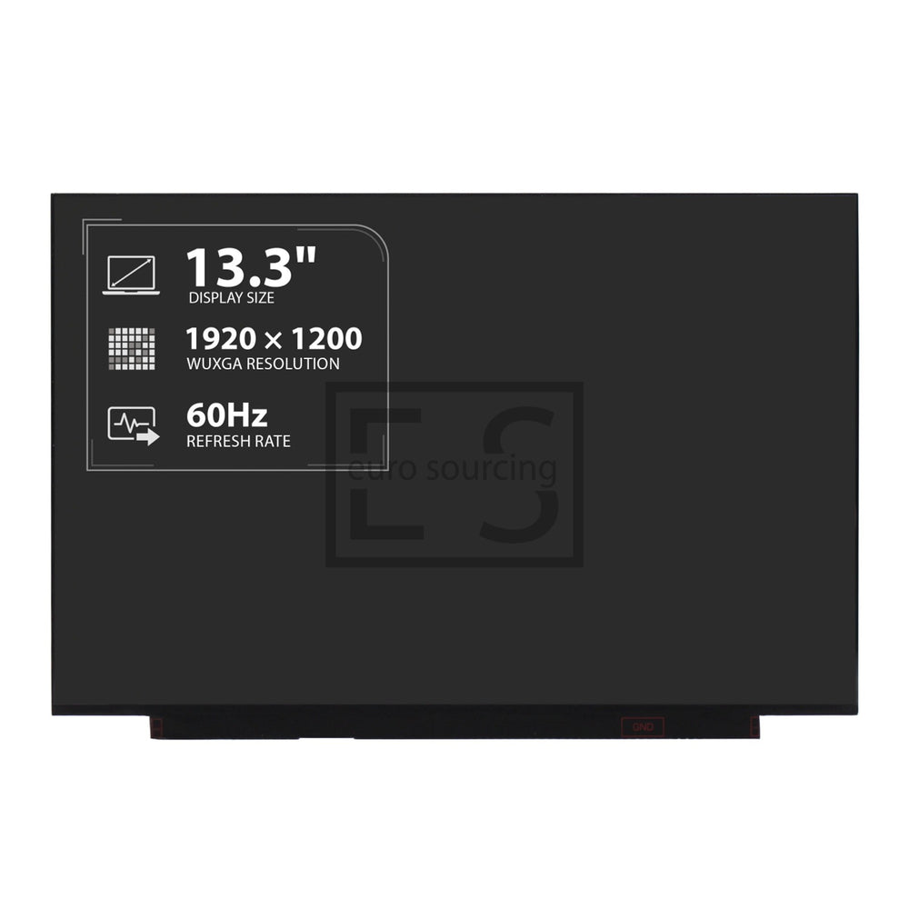 AUO B133UAN01.0 13.3" WUXGA 1920x1200 IPS LED LCD 30Pin (18mm) Replacement Laptop Screen