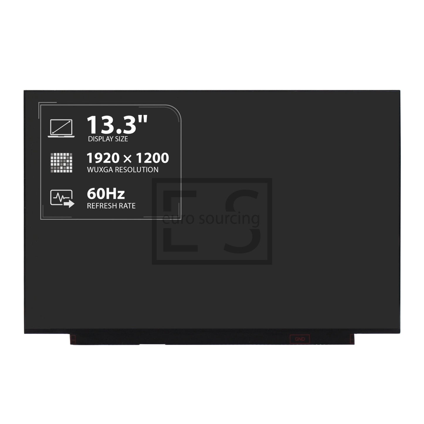 AUO B133UAN01.0 13.3" WUXGA 1920x1200 IPS LED LCD 30Pin (18mm) Replacement Laptop Screen