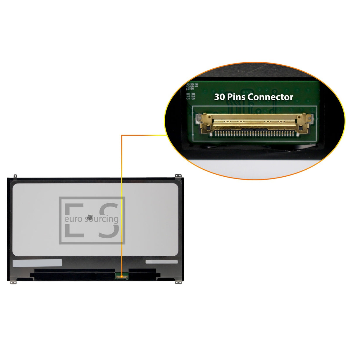 N140BGE-E53 REV.C1 14.0" LED LCD HD 30Pin Non-Touch Laptop Replacement Screen