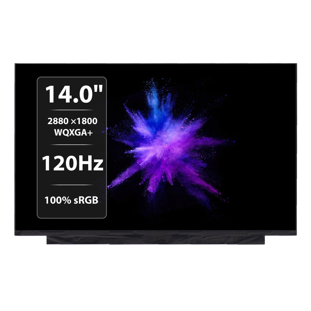 Compatible for TL140ADXP20-00 14.0" 2880 x 1800 ( WQXGA+ ) IPS LED LCD Non-Touch 40Pins 120Hz Laptop Screen Display Panel