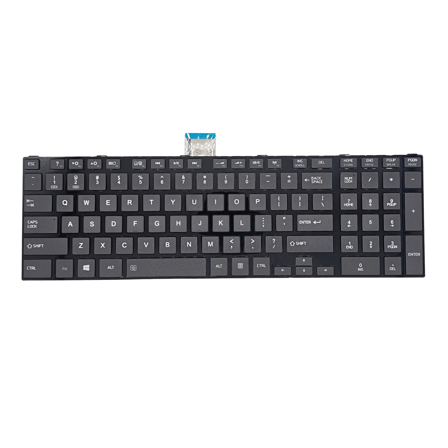 Toshiba MP-11B56GB-528W US Black Layout With Frame Replacement Keyboard