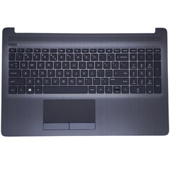 Replacement For HP 15-DA 15-DB 250 255 G7 Series L20449-001 Laptop Palmest Cover US Non-Backlit Layout Glossy Keyboard With TouchPad