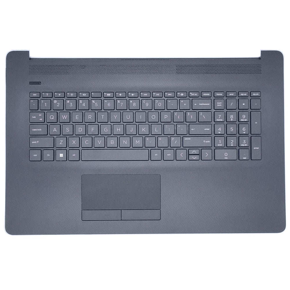 Replacement For HP 17-BY 17-CA Palmrest Touchpad Cover Keyboard US Black L48409-031