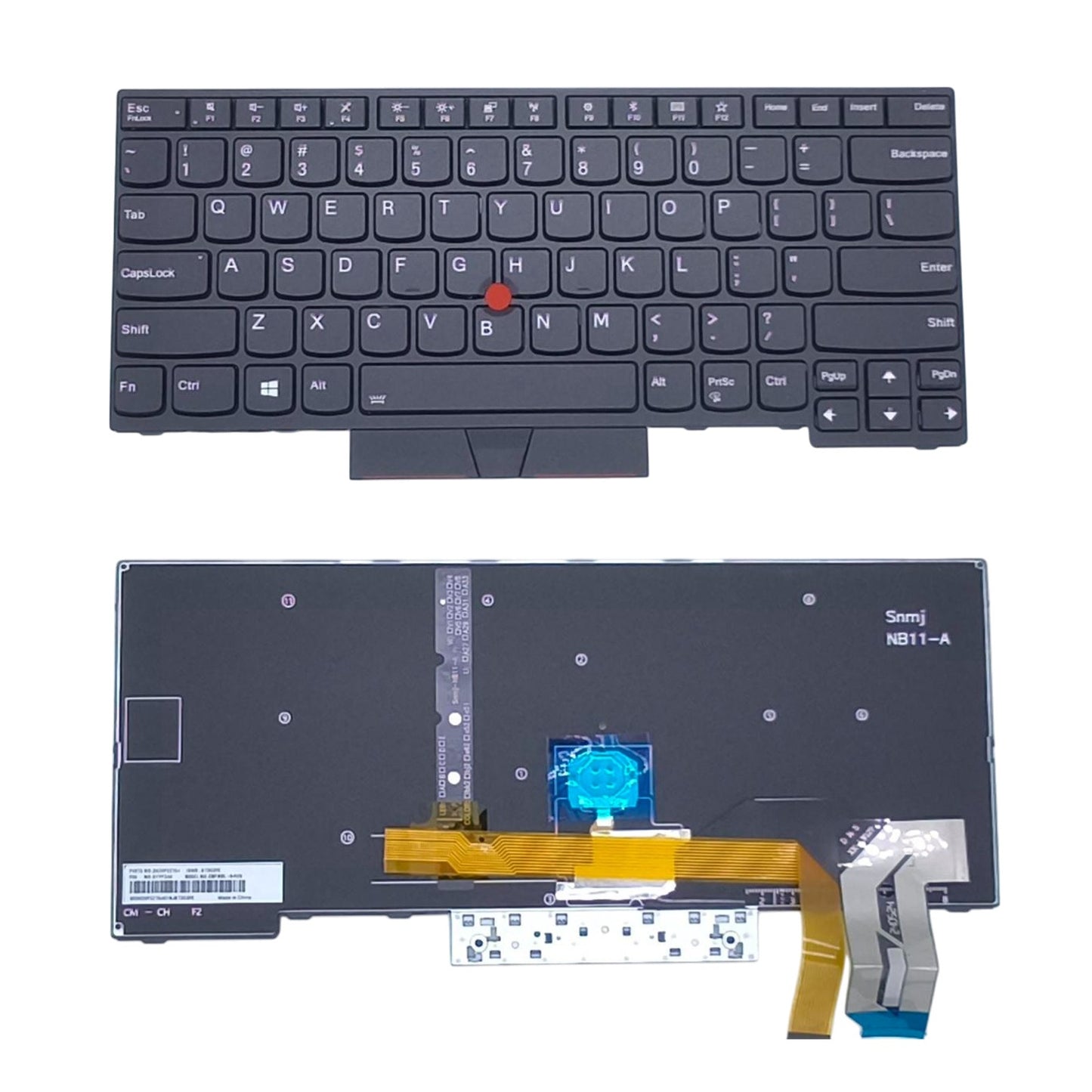 New Replacement For Lenovo ThinkPad E495 T495 L390 L490 T490 P43s Yoga L390 L380 Keyboard US 01YP268