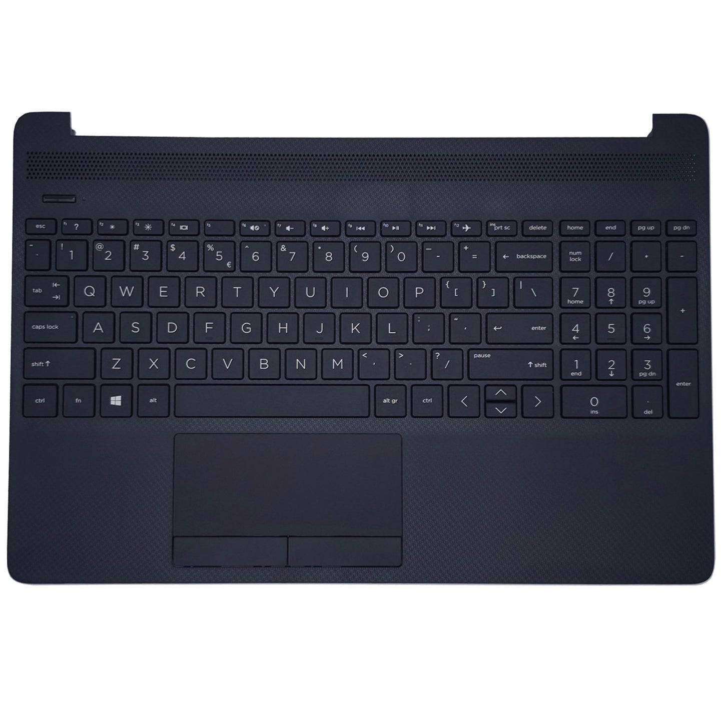 HP 15-DW Series Palmrest Cover US Layout Keyboard with TouchPad Black P/N L97982-031, L94460-031