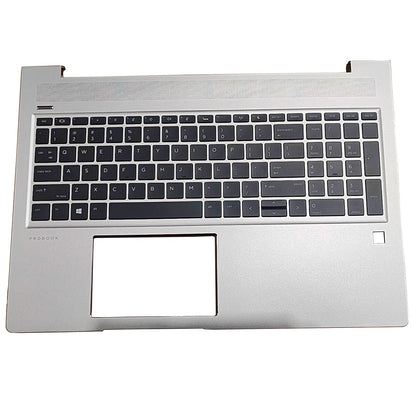 Compatible For HP 440 G9 Laptop Upper Palmrest Cover US Layout Keyboard Silver