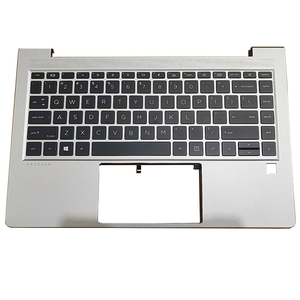 New Replacement For HP ProBook 450 G6 G7 455 G6 G7 455R G6 G7 Palmrest Cover Backlit US Keyboard Silver
