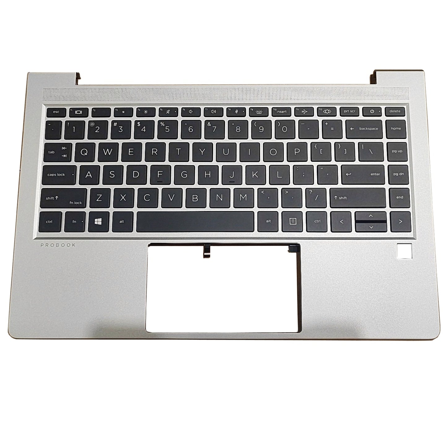 Replacement For HP 450 G6 Silver Laptop US Layout Palmrest Cover Keyboard